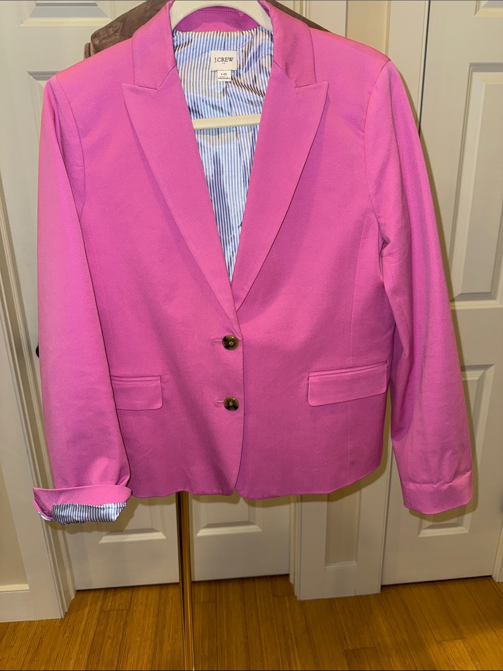 J. Crew Bright Pink Blazer